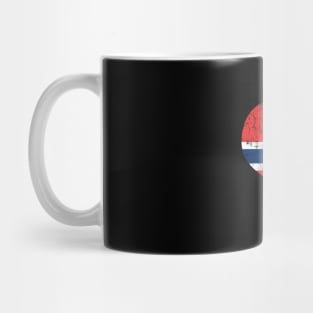 Norway Norwegian Flag Heart Norge Love Distressed Mug